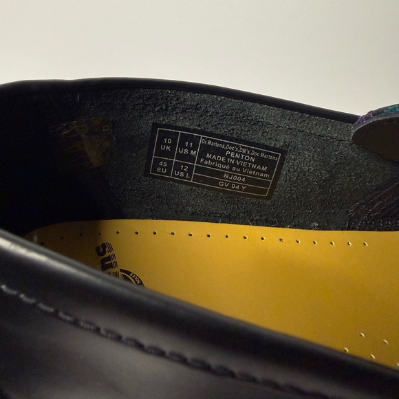 Dr. Martens Floral Brocade Penny Loafers Men’s Size 11 Women’s Size 12 - Picture 6 of 10